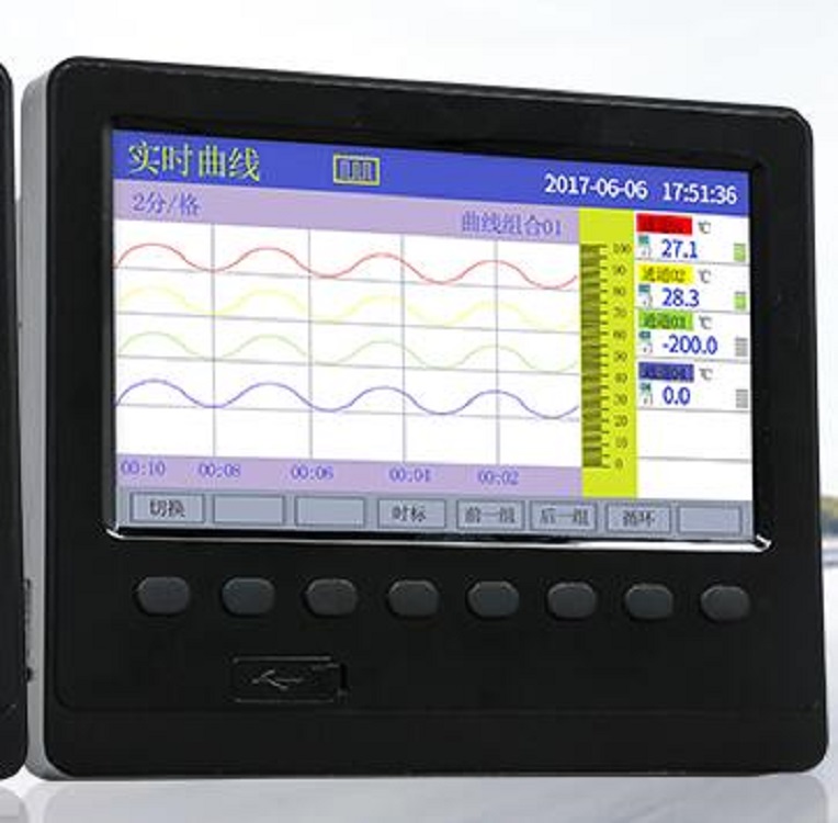 无纸记录仪（12通道带隔离，RS485输出）HFD-R6000C