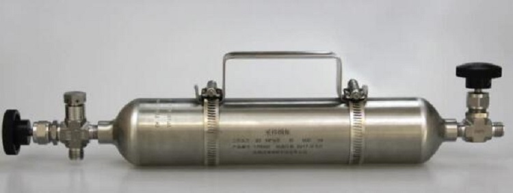 采样钢瓶/液化石油气体采样钢瓶（2L，含气压表）WH12-BPY-2000
