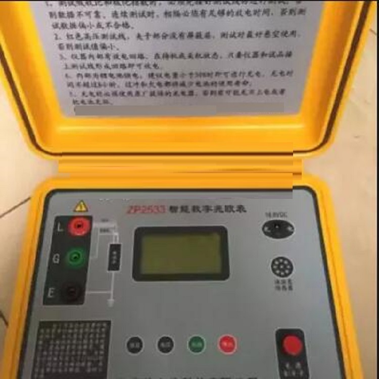 智能型高压数字兆欧表ZX7M-ZP2533