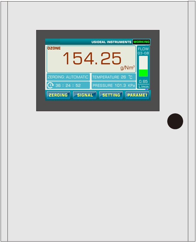 壁挂式臭氧气体浓度分析仪 MM12-UVOZ-3500