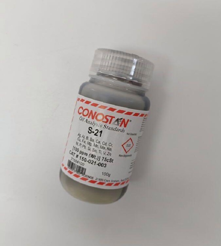 21元素混合标油/S21磨损金属系列100ppm 100g Co<ems></ems>nOSTAN Standard S-21, 100 ppm