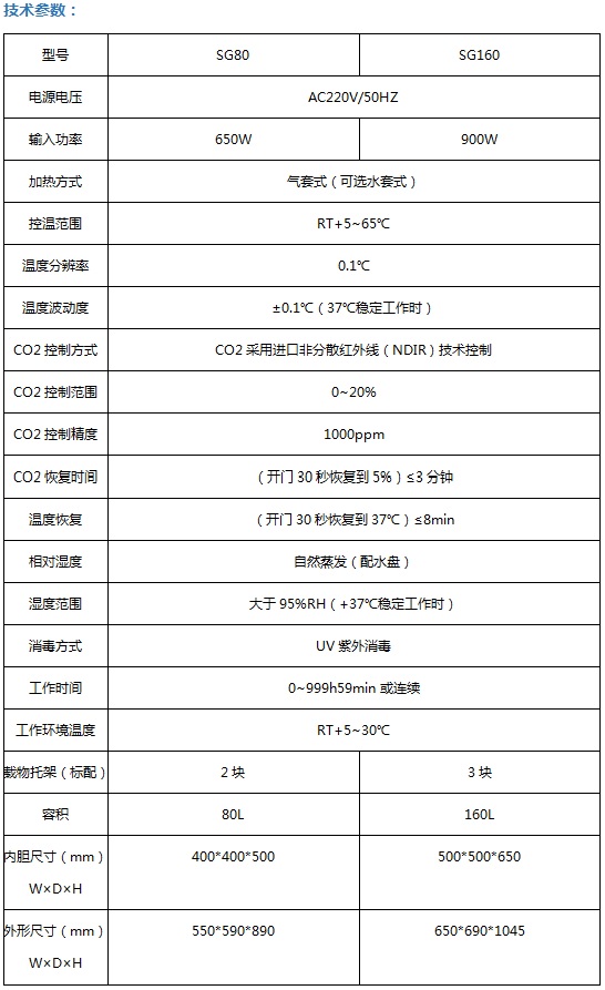 二氧化碳培养箱HD-80