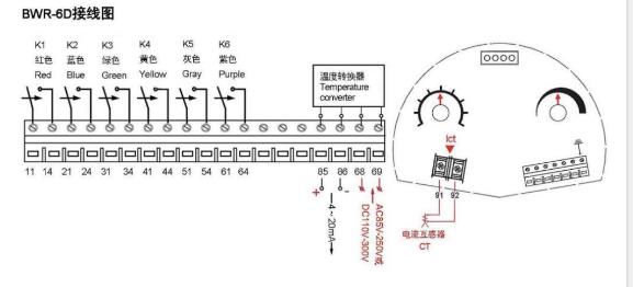 绕组温度控制器/绕组温控器/绕组温度计(圆形）BWR-6D