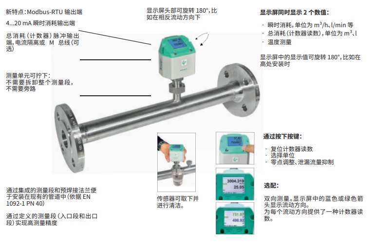 嵌入式流量计VA520