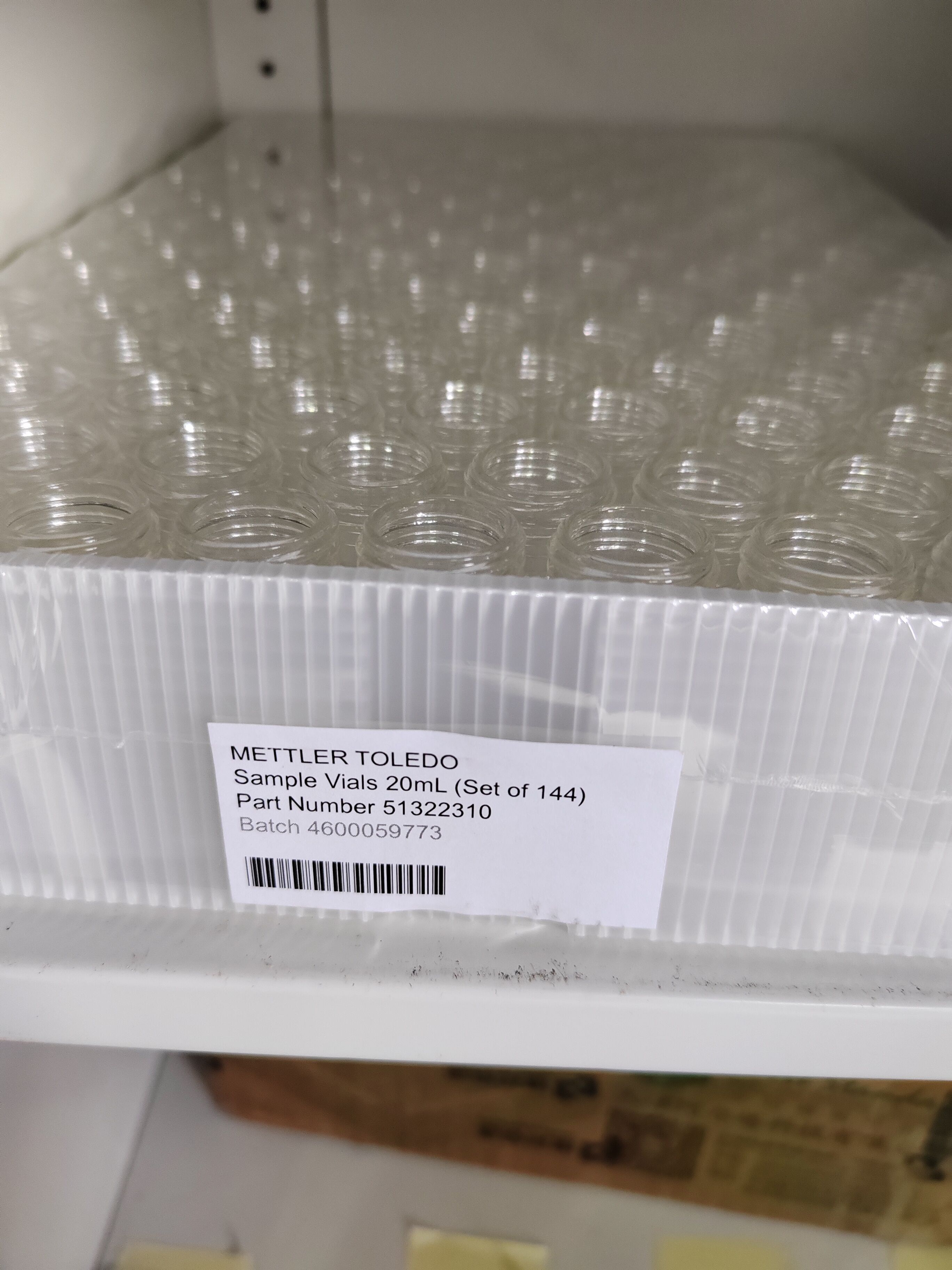 梅特勒托利多带盖透明玻璃瓶PN:51322310