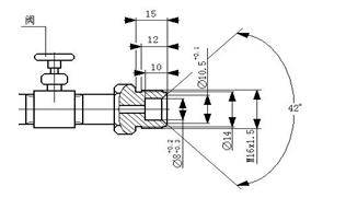 高温气体采样器(316L材料)150mlWJ77-JN3001H