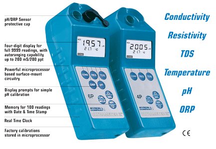 美国麦隆4/6参数便携电导/pH表（6参数不带蓝牙）MYRONL 6PFCE